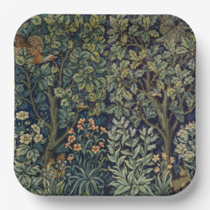 William Morris Pheasant Bird Tree Woodland Pappteller