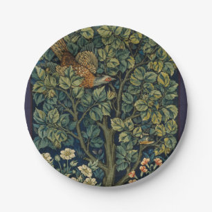 William Morris Pheasant Bird Tree Woodland Pappteller