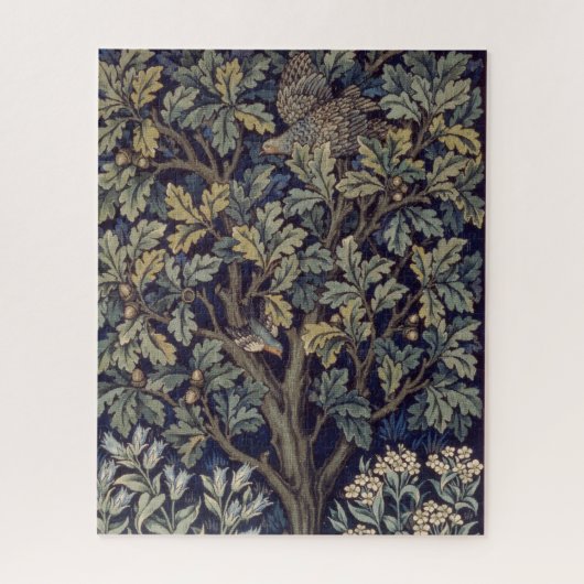 William Morris Pheasant Bird Tree Woodland Puzzle (Vertikal)