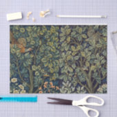 William Morris Pheasant Bird Tree Woodland Seidenpapier (Handwerk)