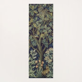 William Morris Pheasant Bird Tree Woodland Yogamatte (Rückseite)