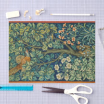 William Morris Pheasant Decoupage Tissue Paper