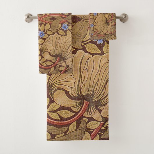 William Morris Pimpernel Badhandtuch Set (Insitu)