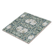 William Morris Pimpernel Blau Intricates Muster  Fliese (Seite)