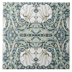 William Morris Pimpernel Blau Intricates Muster Fliese