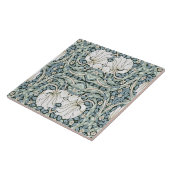 William Morris Pimpernel Blau Intricates Muster Fliese (Seite)