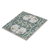 William Morris Pimpernel Blau Intricates Muster  Fliese (Seite)
