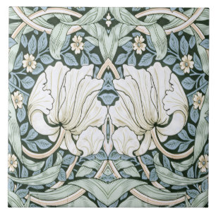 William Morris Pimpernel Blau Intricates Muster Fliese