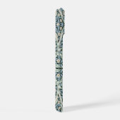 William Morris Pimpernel Blau Intricates Muster iPhone 15 Hülle (Rechte Seite)