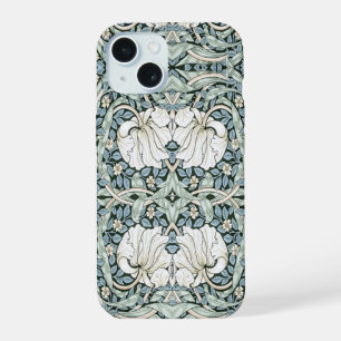 William Morris Pimpernel Blau Intricates Muster iPhone 15 Hülle