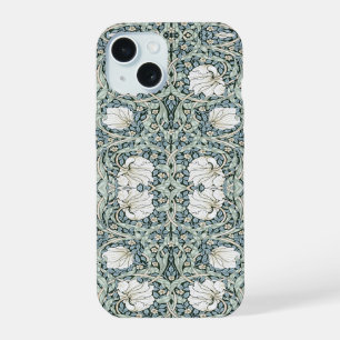 William Morris Pimpernel Blau Intricates Muster  iPhone 15 Hülle