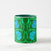 William Morris Pimpernel, Blue & Emerald Green Tasse (Zentrum)
