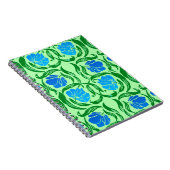 William Morris Pimpernel, Blue & Lime Green Notizblock (Rechte Seite)