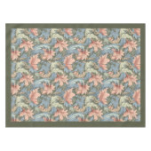William Morris Pimpernel Blush Pastellblau Salbei Tischdecke (Vorderseite (Horizontal))