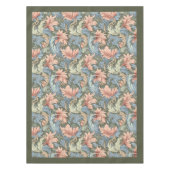 William Morris Pimpernel Blush Pastellblau Salbei Tischdecke (Vorderseite)