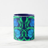 William Morris Pimpernel, Cobalt Blue und Green Tasse (Zentrum)