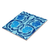 William Morris Pimpernel, Denim & Hellblau Fliese (Seite)