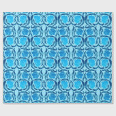 William Morris Pimpernel, Denim & Light Blue Geschenkpapier (Flach)