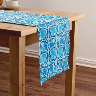 William Morris Pimpernel, Denim & Light Blue Kurzer Tischläufer