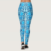 William Morris Pimpernel, Denim & Light Blue Leggings (Rückseite)
