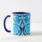 William Morris Pimpernel, Denim & Light Blue Tasse (Links)