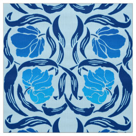 William Morris-Pimpernel, Denim u. hellblaues Stoff