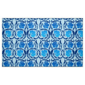 William Morris-Pimpernel, Denim u. hellblaues Stoff (Fat Quarter (45,7 x 55,9 cm))