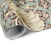 William Morris Pimpernel Dusty Rose Floral Pattern Geschenkpapier (Rolleneckpunkt)