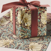 William Morris Pimpernel Dusty Rose Floral Pattern Geschenkpapier