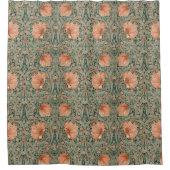 William Morris Pimpernel Dusty Rose & Sage Green Duschvorhang (Vorderseite)