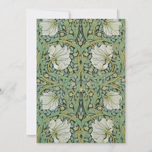 William Morris - Pimpernel Einladung (Vorderseite)