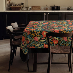 William Morris Pimpernel farbenfrohe, lebendige Fa Tischdecke