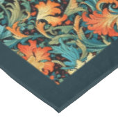 William Morris Pimpernel farbenfrohe, lebendige Fa Tischdecke (Schrägansicht)