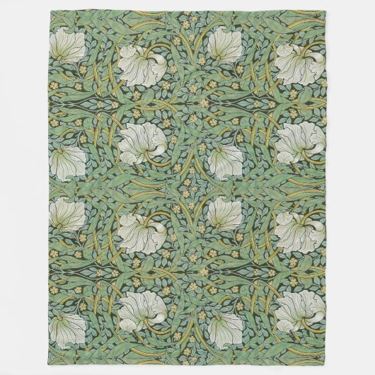 William Morris - Pimpernel Fleecedecke (Vorderseite)