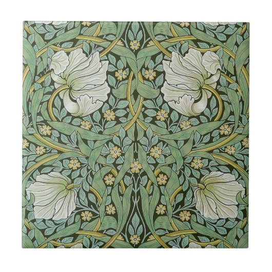William Morris - Pimpernel Fliese (Vorderseite)