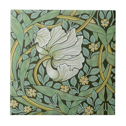 William Morris - Pimpernel Fliese (Vorderseite)