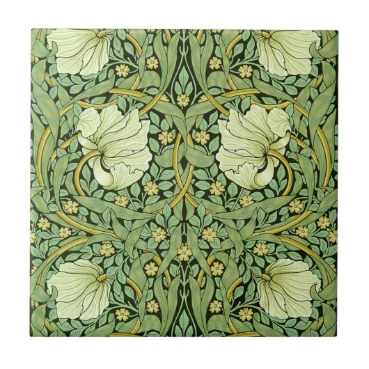 William Morris - Pimpernel Fliese (Vorderseite)