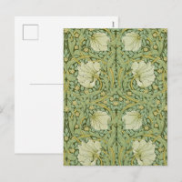 William Morris Pimpernel Floral Blue Wallpaper