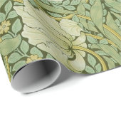 William Morris Pimpernel Floral Blue Wallpaper Geschenkpapier (Rolleneckpunkt)