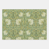 William Morris Pimpernel Floral Blue Wallpaper Geschenkpapier Set (Vorderseite)