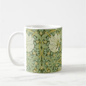 William Morris Pimpernel Floral Blue Wallpaper Kaffeetasse (Links)