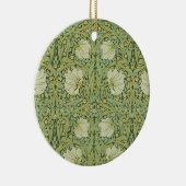 William Morris Pimpernel Floral Blue Wallpaper Keramik Ornament (Rechts)