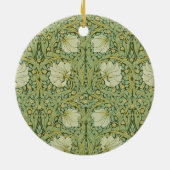 William Morris Pimpernel Floral Blue Wallpaper Keramik Ornament (Hinten)