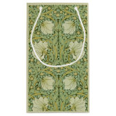 William Morris Pimpernel Floral Blue Wallpaper Kleine Geschenktüte (Rückseite)