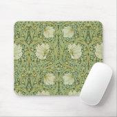 William Morris Pimpernel Floral Blue Wallpaper Mousepad (Mit Mouse)