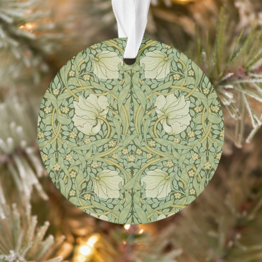 William Morris Pimpernel Floral Blue Wallpaper Ornament (Baum)