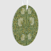 William Morris Pimpernel Floral Blue Wallpaper Ornament (Vorderseite)