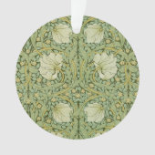 William Morris Pimpernel Floral Blue Wallpaper Ornament (Vorderseite)