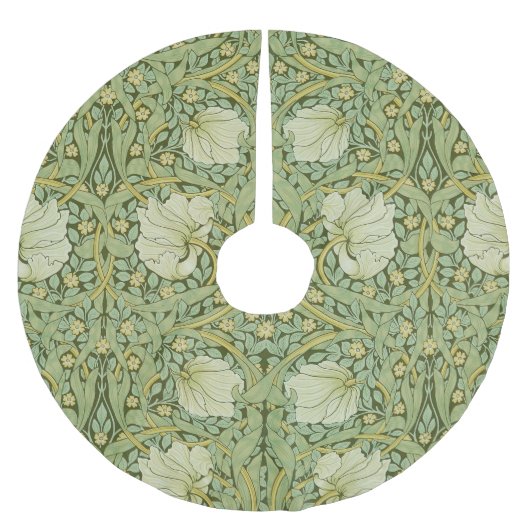 William Morris Pimpernel Floral Blue Wallpaper Polyester Weihnachtsbaumdecke (Vorderseite)