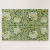 William Morris Pimpernel Floral Blue Wallpaper Puzzle (Horizontal)